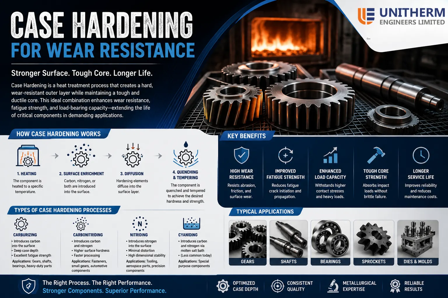 Case Hardening for Wear Resistance